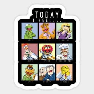 Dr. Teeth -Today I Feel Box Up Character Portraits Sticker